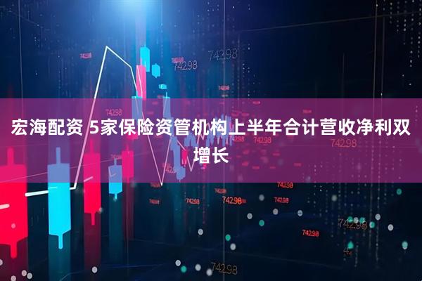 宏海配资 5家保险资管机构上半年合计营收净利双增长